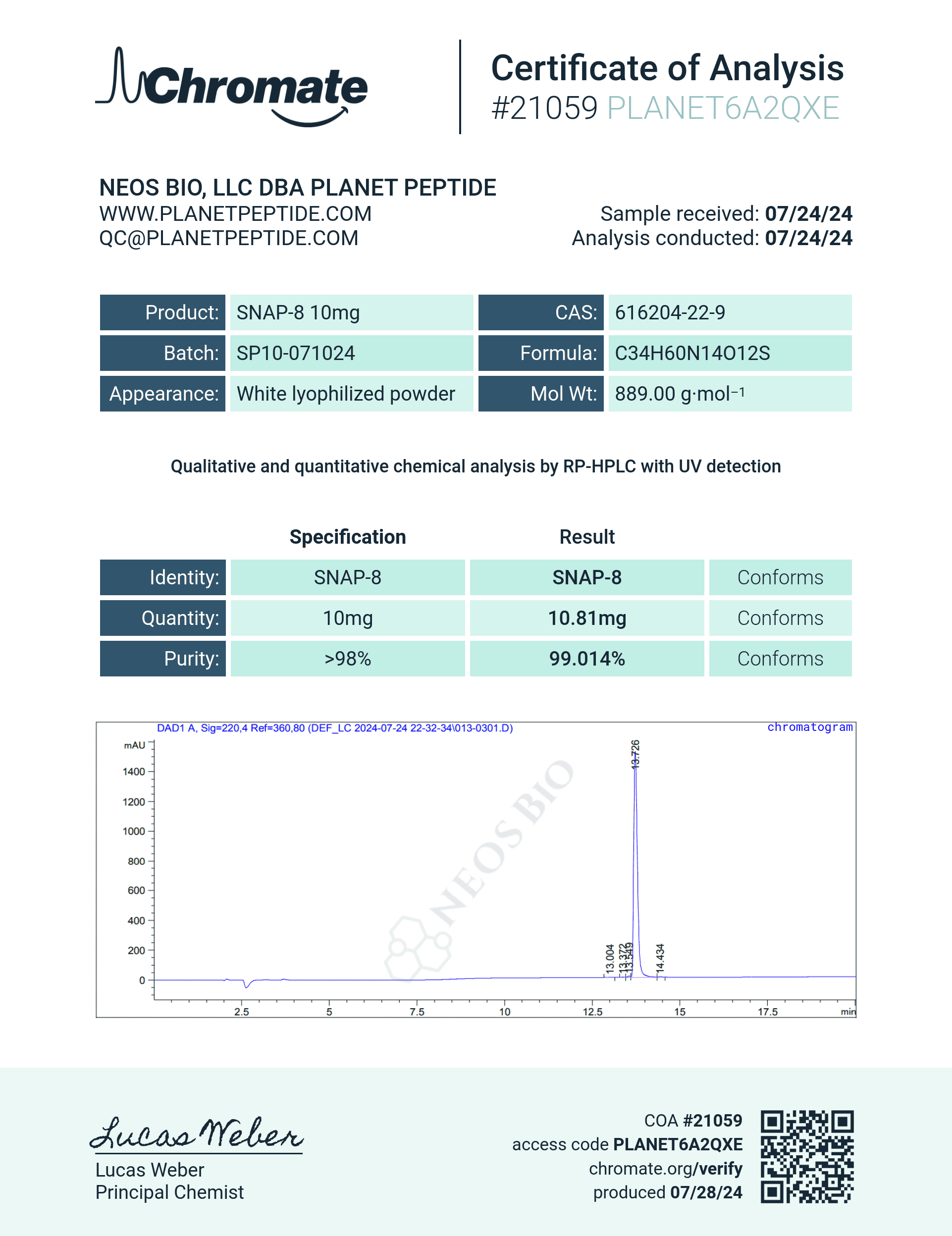 auto draft Bulk SNAP-8 10MG X 10 Vials